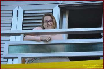 La Gavia ofrenda a María Auxiliadora (Foto TF)